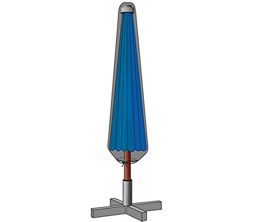 Dehner Deluxe Schutzhülle Sonnenschirm 250 cm anthrazit