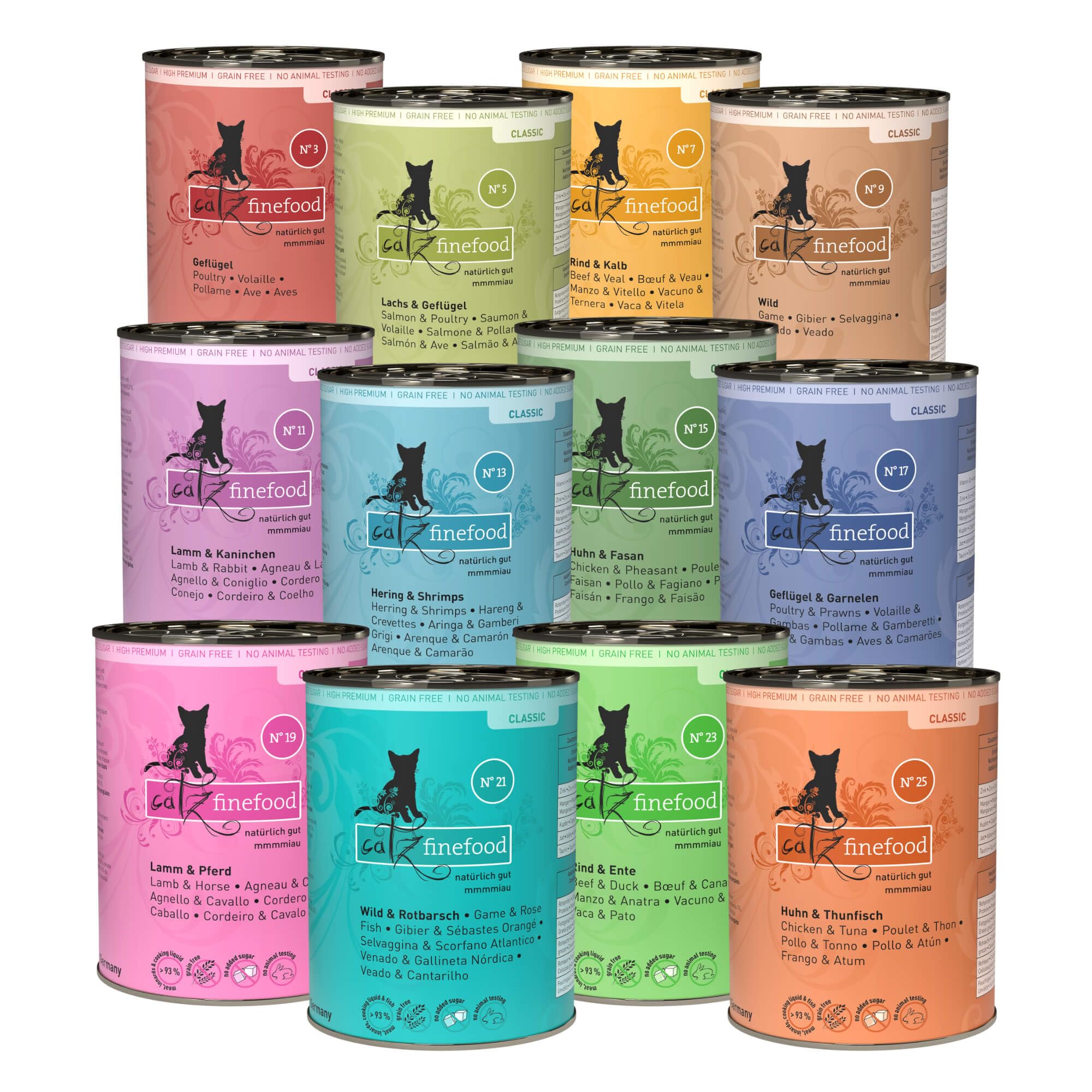 catz finefood Multipack 2 Nassfutter 6x400g mix
