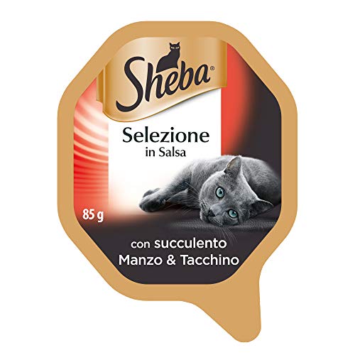 Sheba Auswahl Sauce Nassfutter Kalb Truthahn 22x85g