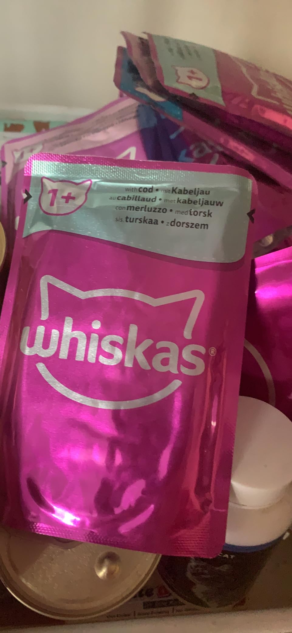 Whiskas Junior Klassik Nassfutter Sauce 84x100g Huhn Rind