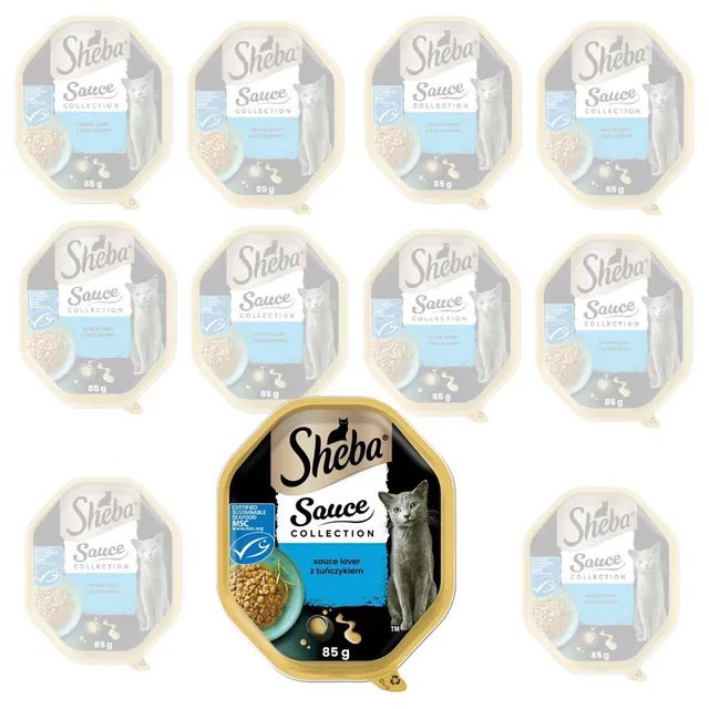 Sheba Sauce Lover Nassfutter Thunfisch MSC 11x85g Schale