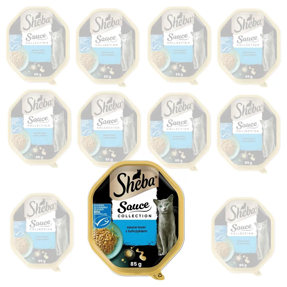 Sheba Sauce Lover Nassfutter Thunfisch MSC 11x85g Schale
