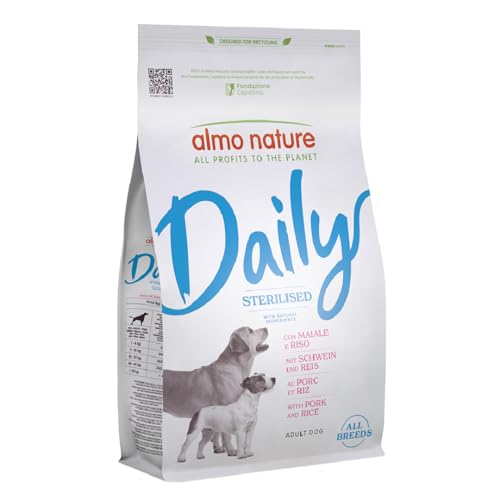 Almo Nature Daily Sterilised Trockenfutter Schwein Reis 1,2kg L-Carnitin