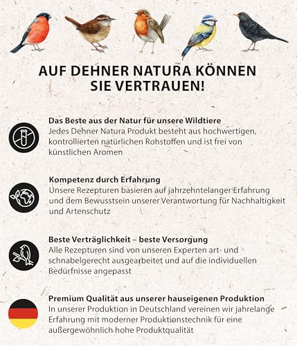 Dehner Natura Premium Wildvogelfutter Erdnüsse 3,4 kg schalenfrei