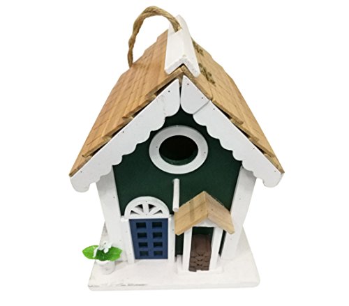 Dehner Natura Nistkasten Waldhaus 32mm Holz bunt Vogelschutz