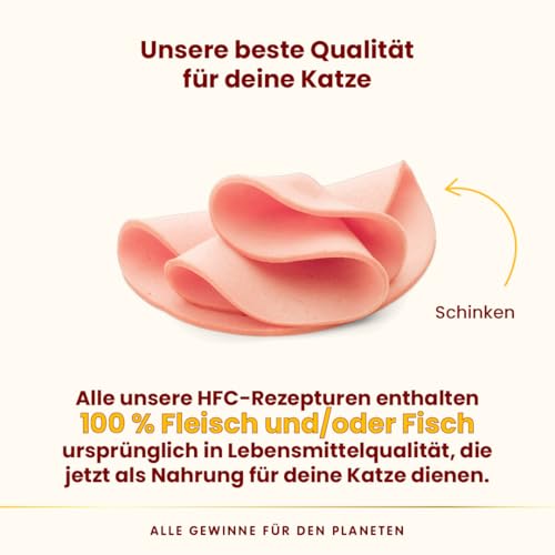 Almo Nature HFC Complete Sterilised Nassfutter Schinken 17x85g