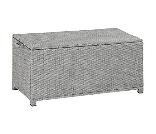 Dehner Premium Tessin Aufbewahrungsbox grau wetterfest