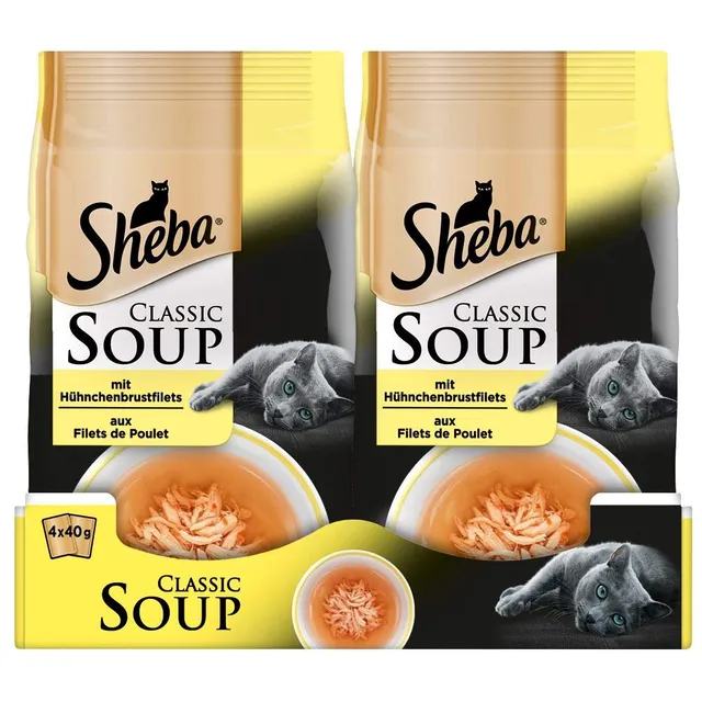 Sheba Classic Soup Snack Hühnchenbrustfilet 48x40g