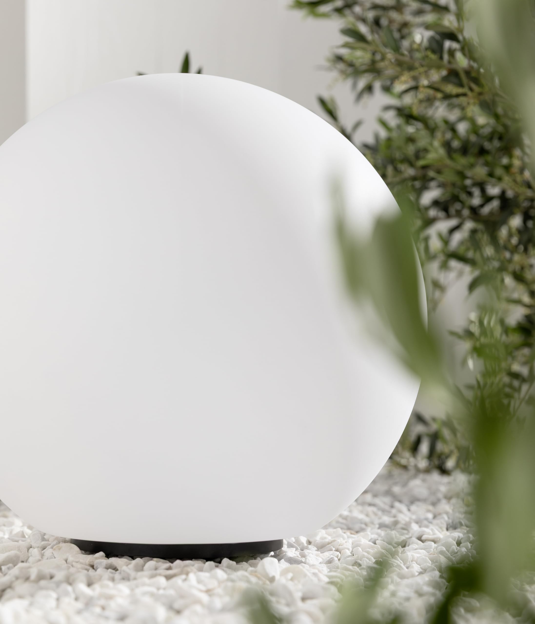 Dehner Solarkugel Ø 30 cm Solarleuchte Klar Echtglas-Optik