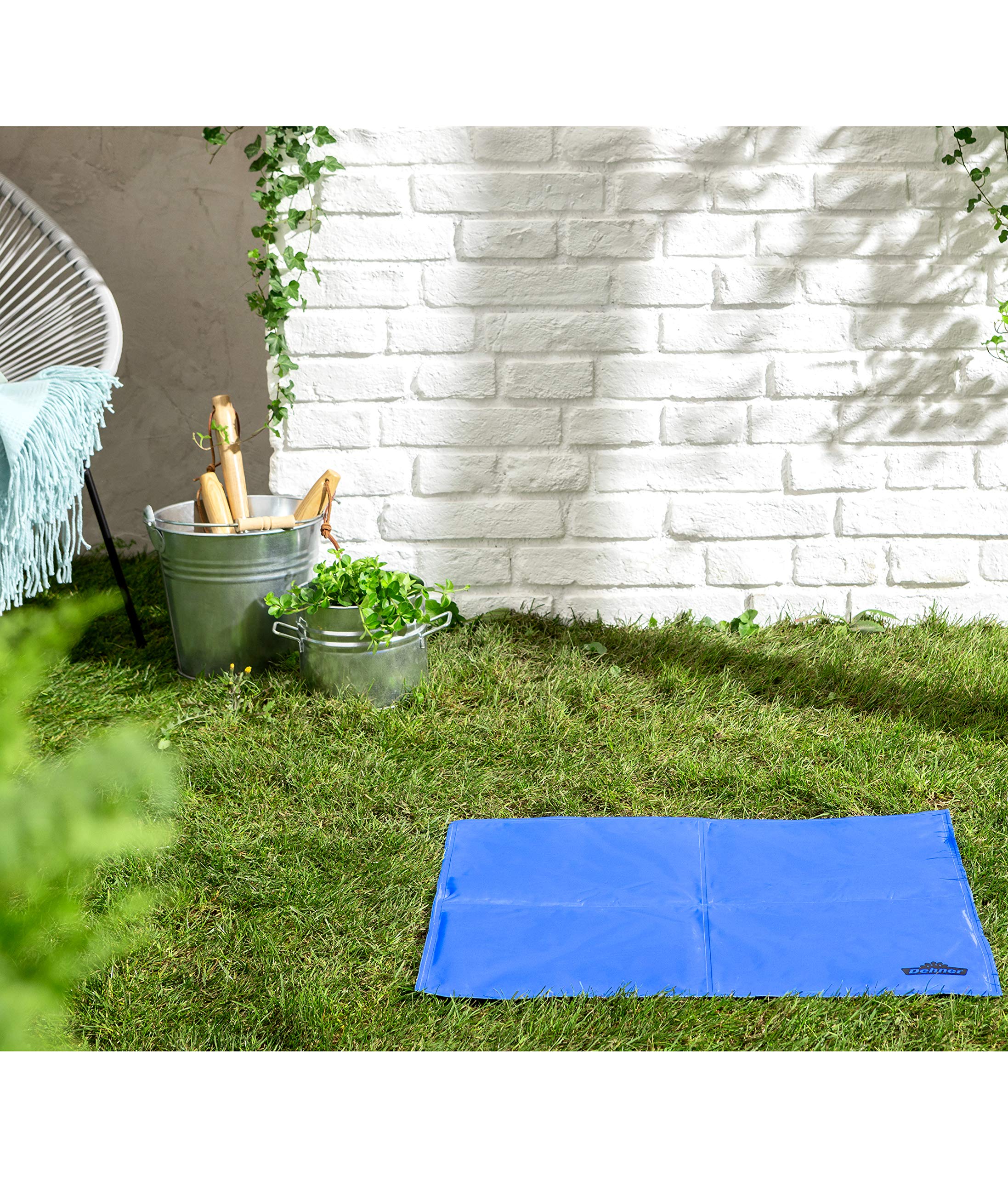 Dehner Refresh Hunde-Kühlmatte 100x60 cm blau