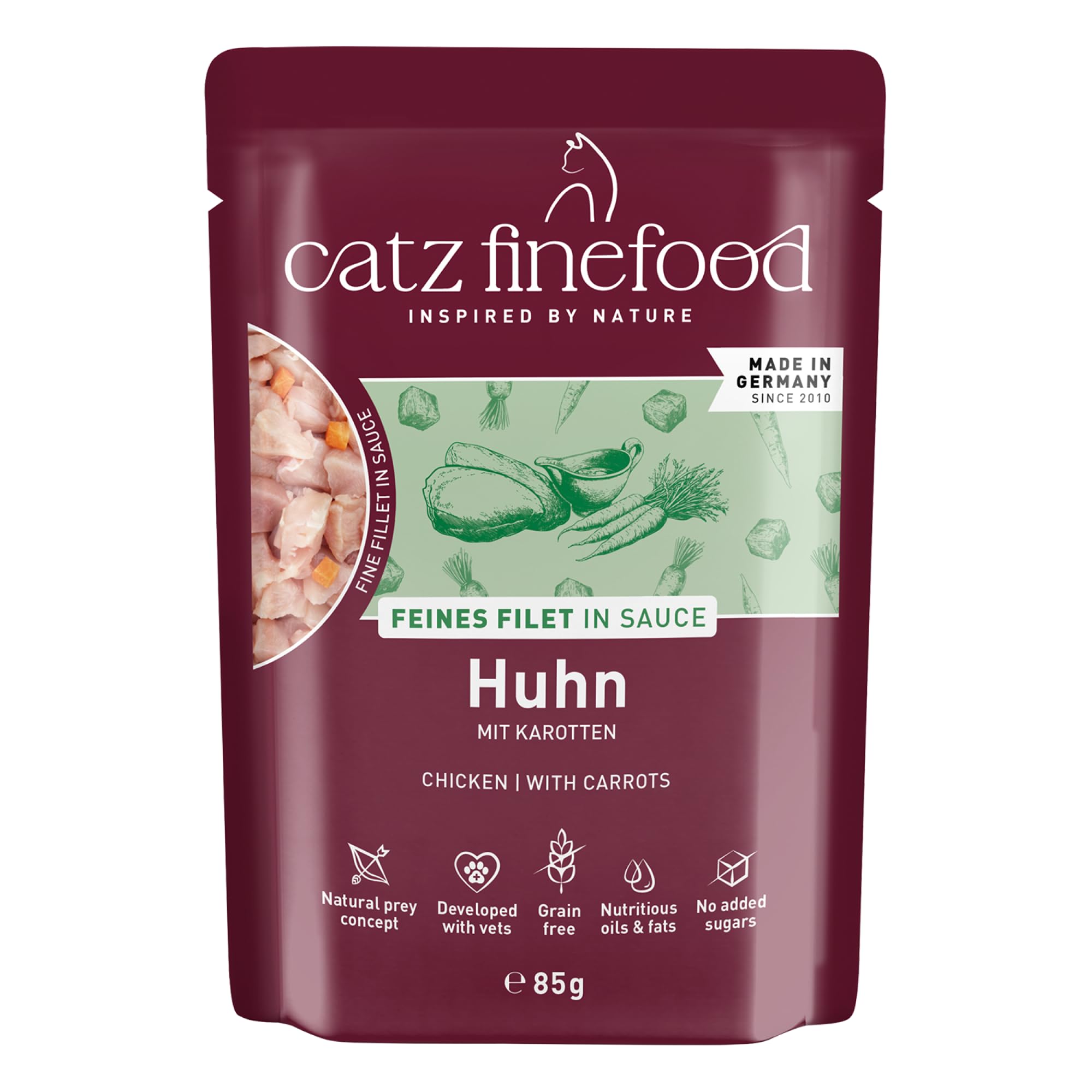 catz finefood Filets Nassfutter Mix Jelly 6x85g getreidefrei
