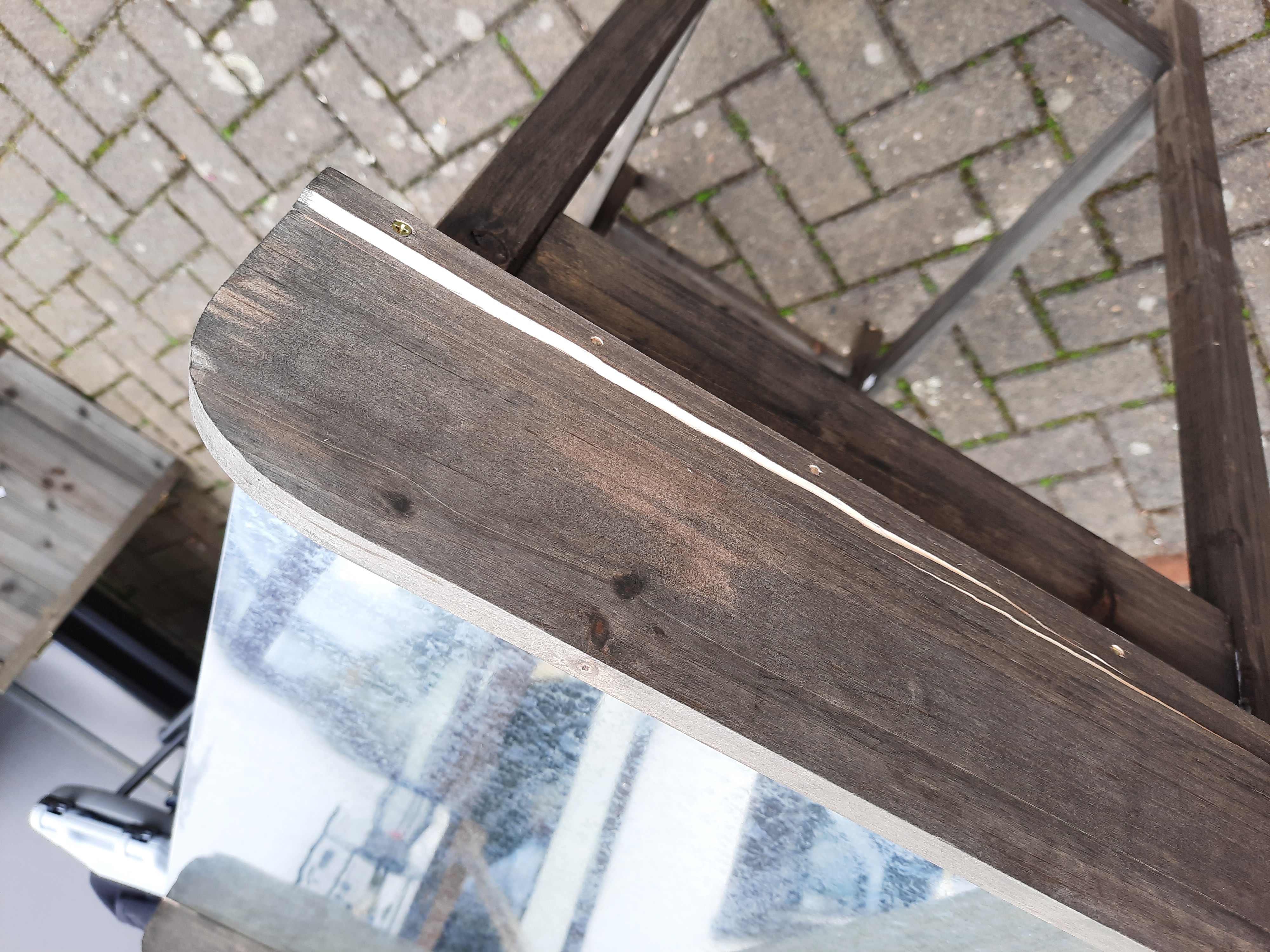 Dehner Premium Lovely Hamilton Pflanztisch Holz braun 125cm