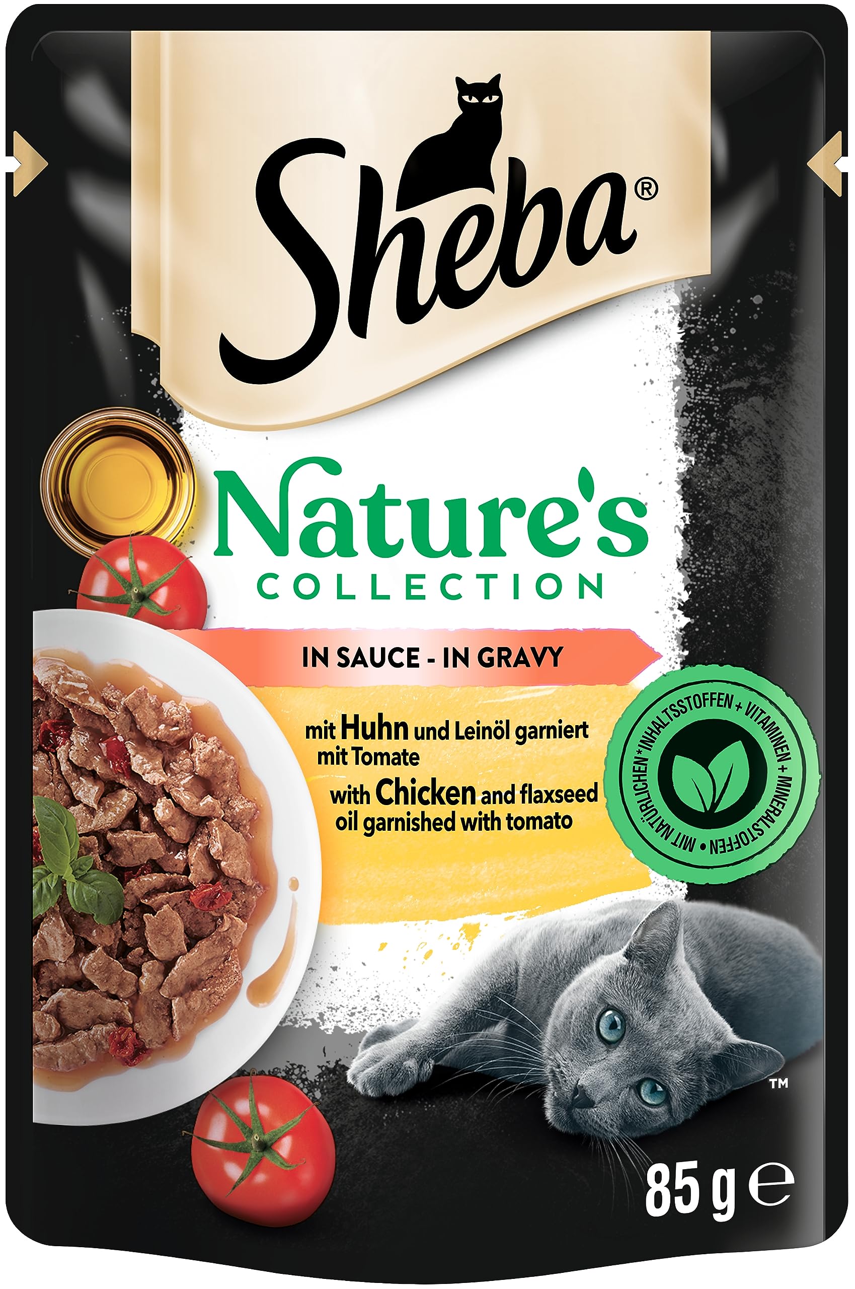 Sheba Nature's Collection Nassfutter Huhn 28x85g Sauce natürlich