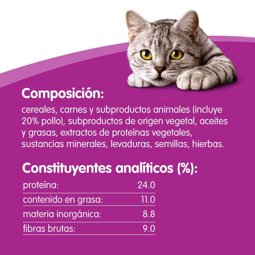Whiskas Dentabites Katzensnack Huhn 8x40g Zahnpflege