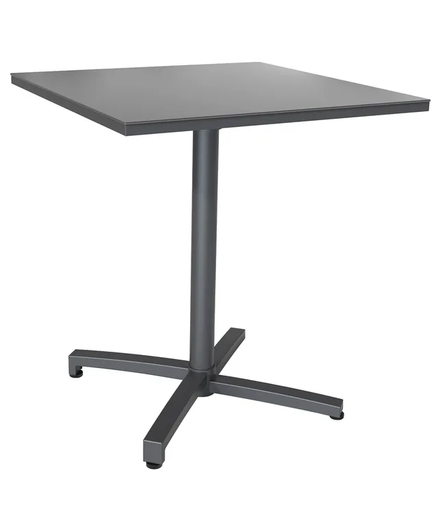 Dehner Riverside Klapptisch grau 69,5x75 cm Aluminium Keramik