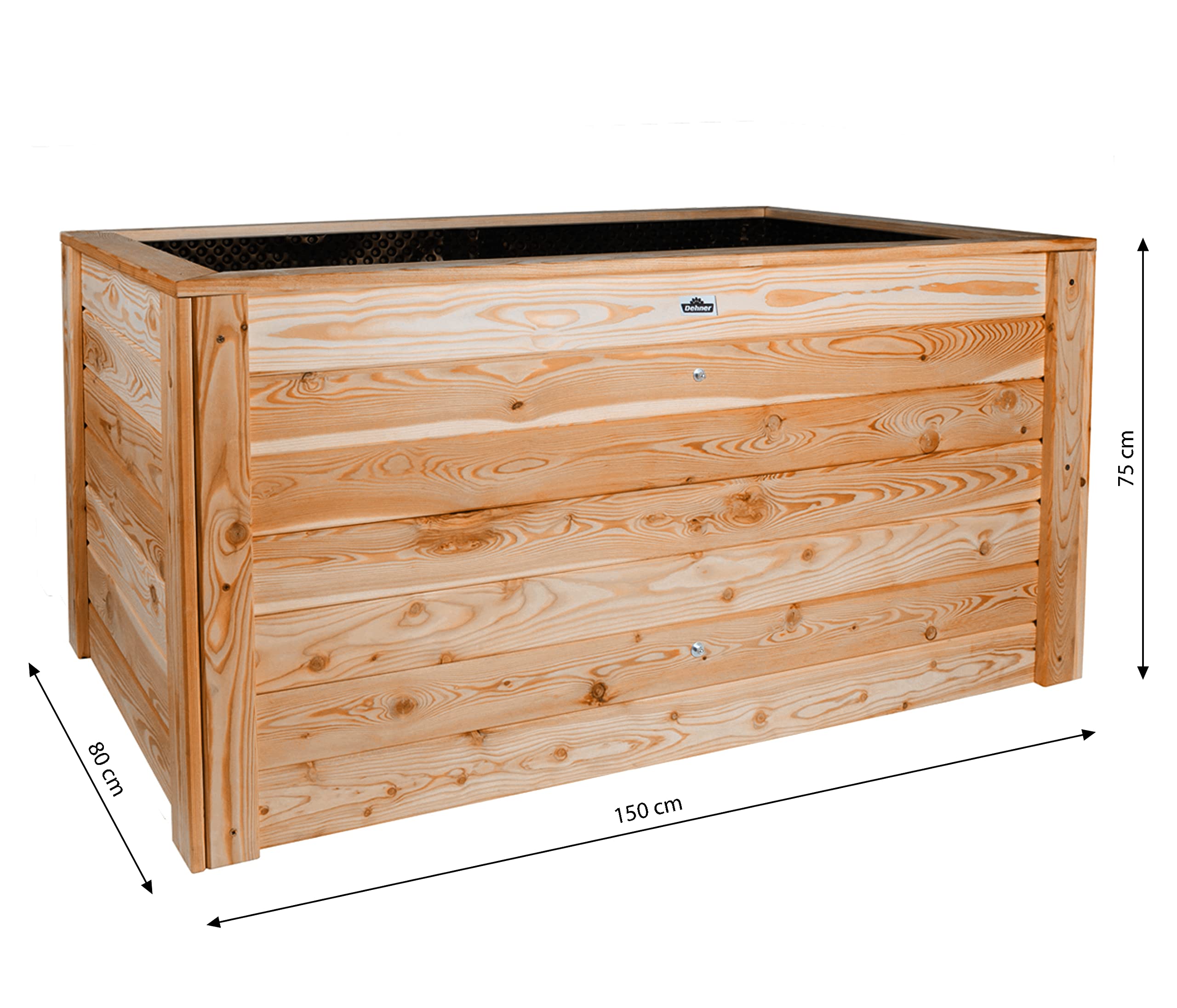 Dehner Gärtner Hochbeet Lärche 150x75x80cm 720l