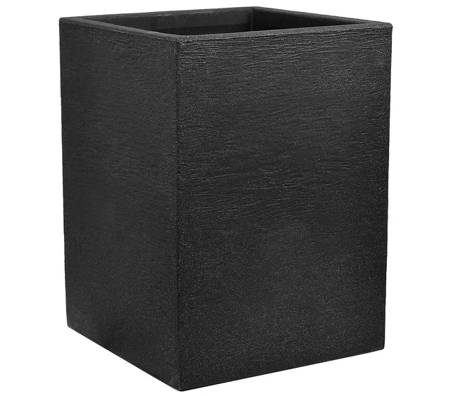 Dehner Palermo Säulentopf anthrazit 40cm Kunststoff