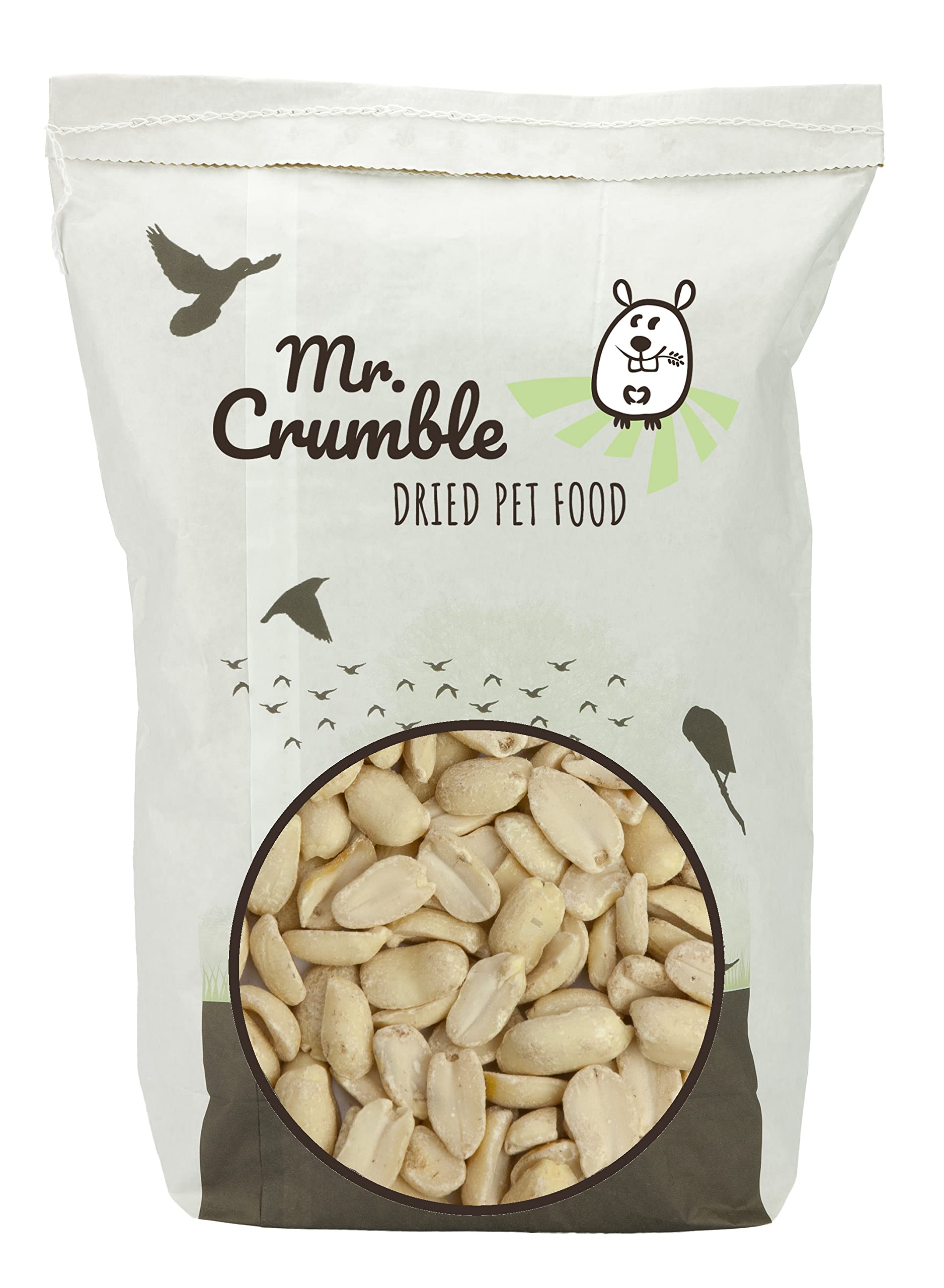 Mr. Crumble Erdnüsse Vogelfutter 2x2,5kg blanchiert energiereich