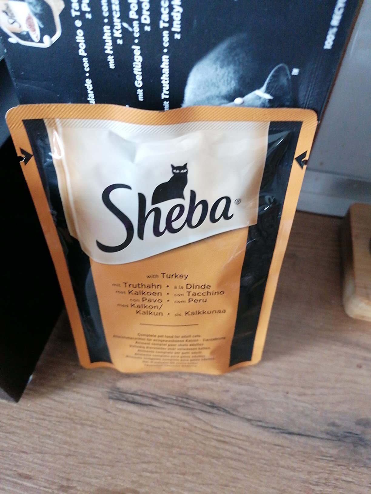 Sheba Delikatesse in Gelee Nassfutter Geflügel 40x85g samtig