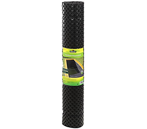 Dehner Hochbeet Noppenfolie 500x100 cm schwarz druckfest