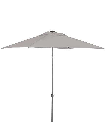 Dehner Andros Sonnenschirm 210x150 braun UV80+ knickbar