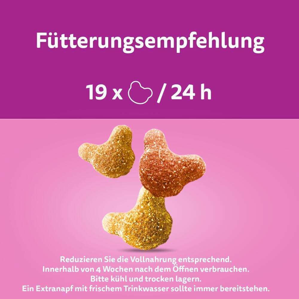 Whiskas Crunch Katzensnacks Huhn Pute Ente 6x100g knusprig