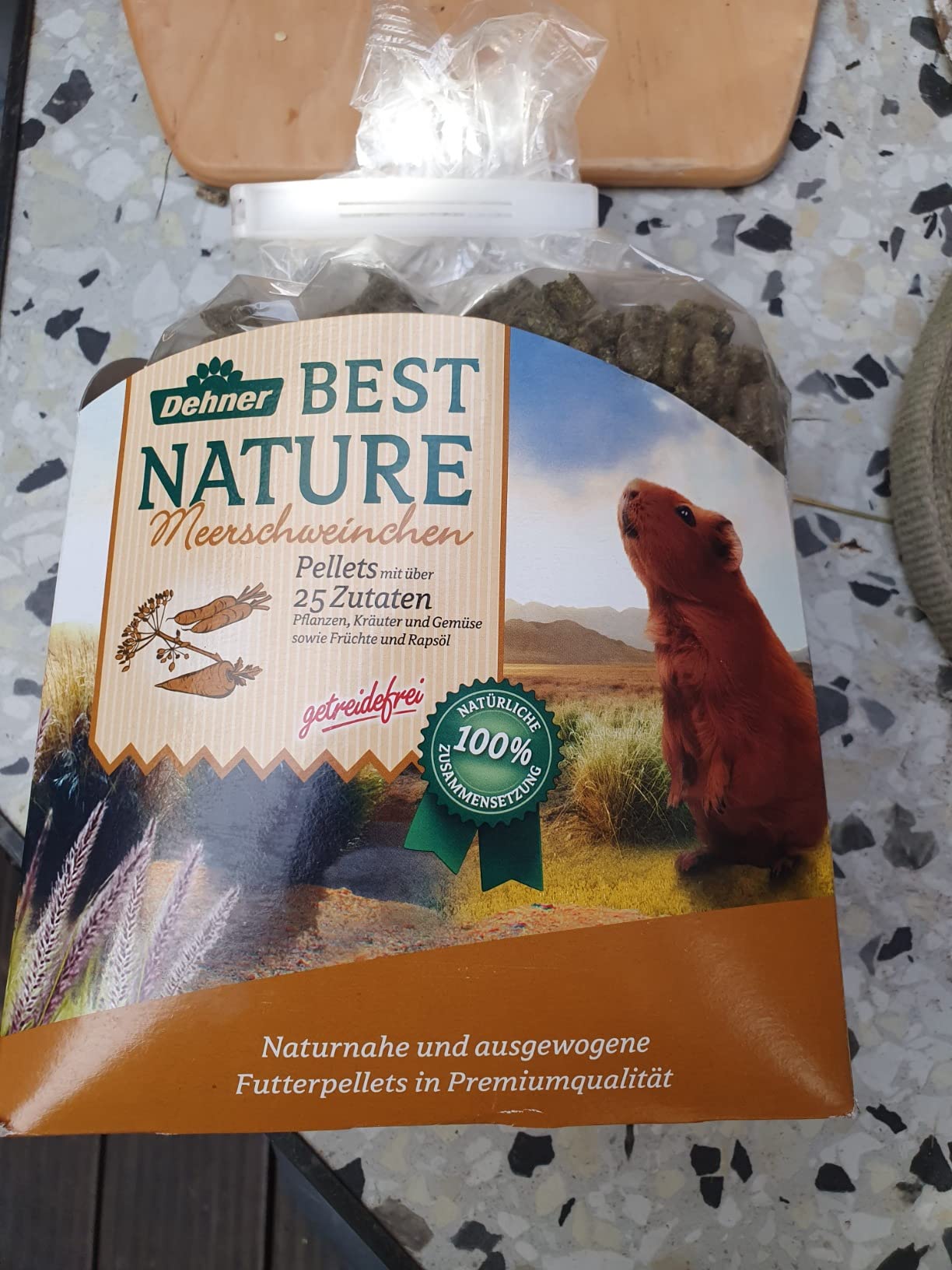 Dehner Best Nature Meerschweinchenfutter Pellets 3 kg getreidefrei
