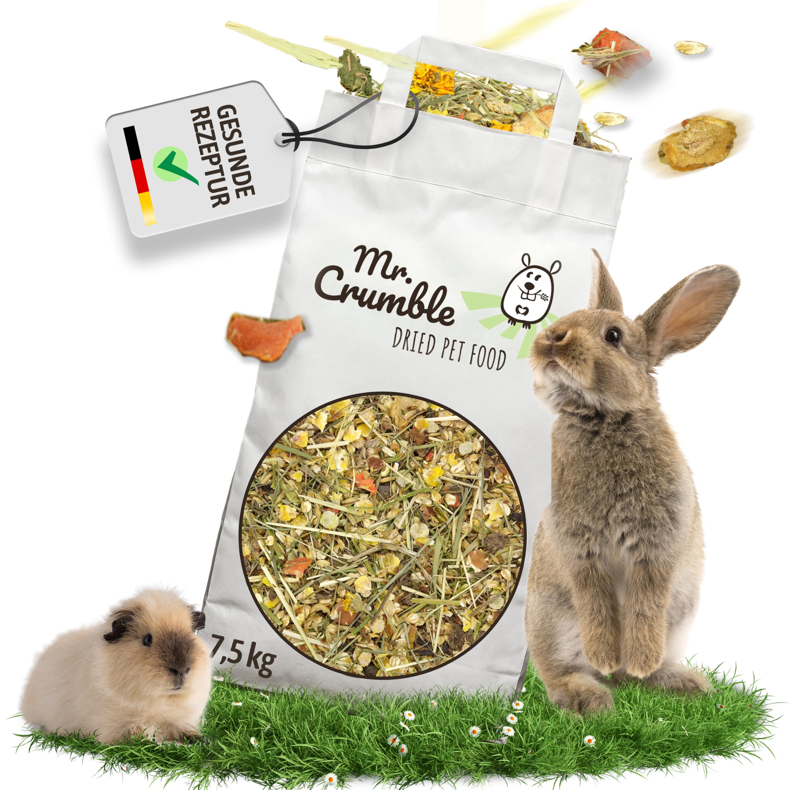 Mr. Crumble Kaninchenfutter Knuspermüsli 1,5 kg weizenfrei