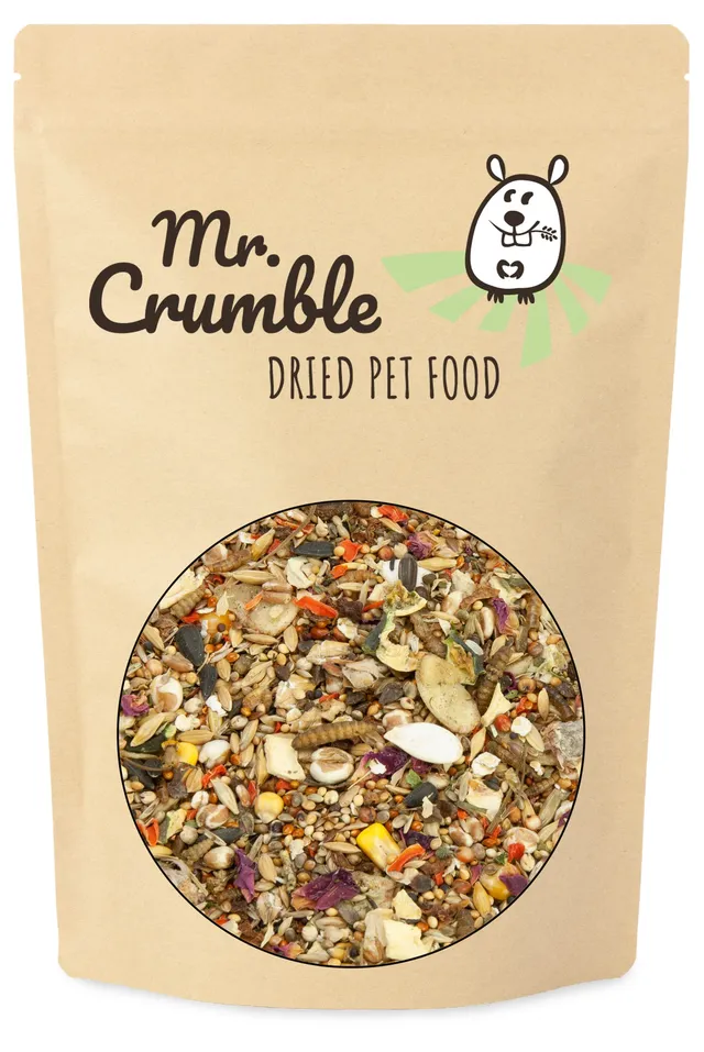 Mr. Crumble Farbmaus-Futter Mäusefutter ohne Pellets 1000 g