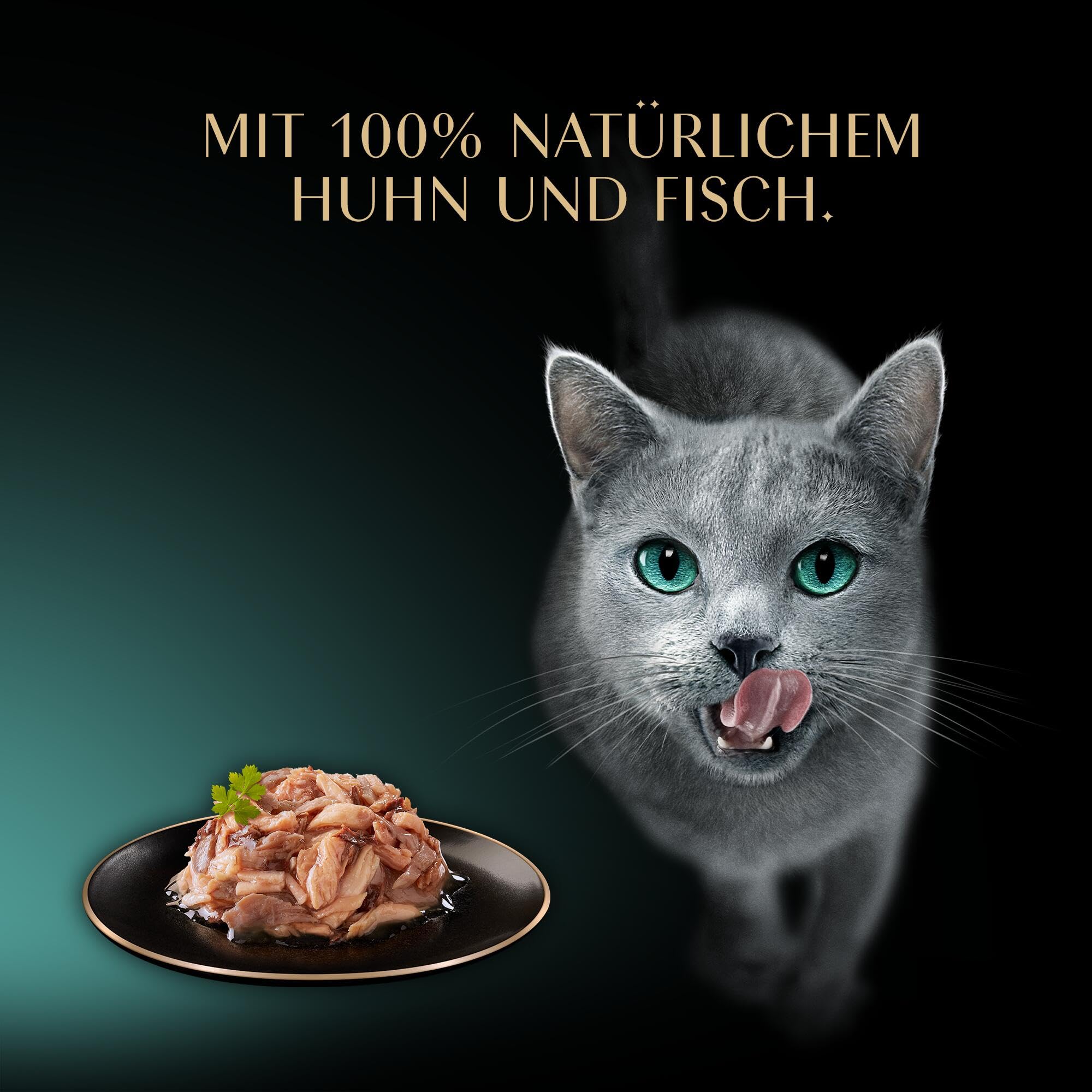 Sheba Filets Sauce Nassfutter 36x60g Huhn Thunfisch Mix