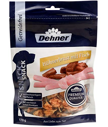 Dehner Premium Hundesnack Huhn-Fisch 170g getreidefrei