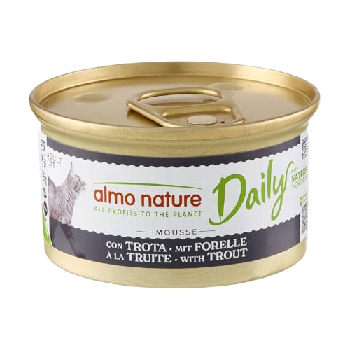 Almo Nature Daily Nassfutter Mousse Forelle 24x85g getreidefrei