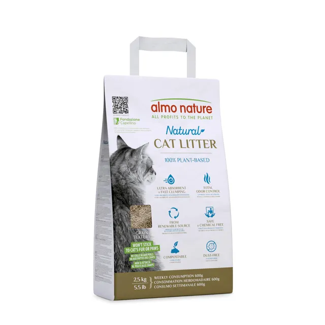 Almo Nature Grain Texture Katzenstreu klumpend 1er Pack