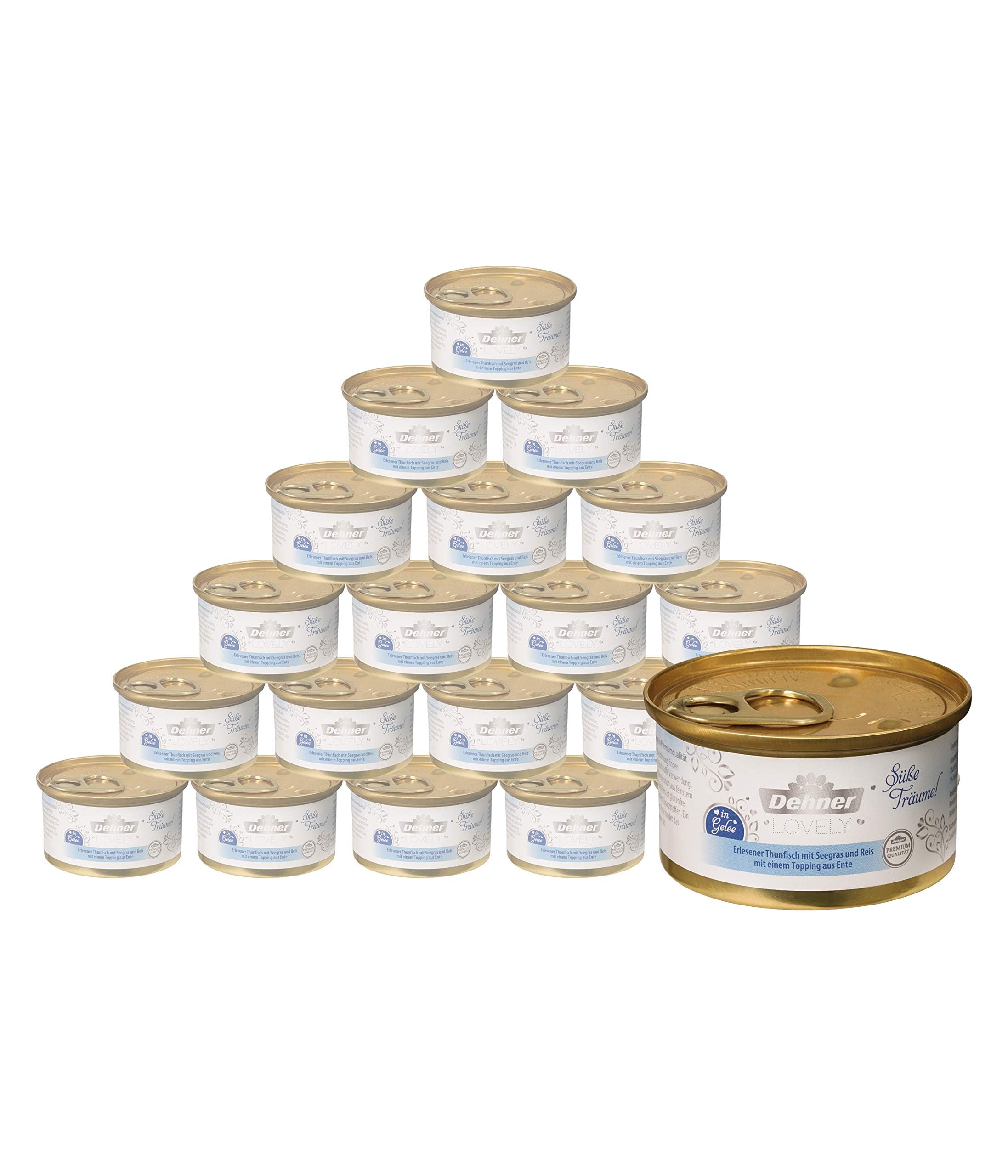 Dehner Lovely Adult Nassfutter Hühnerschenkel Reis 24x70g zart