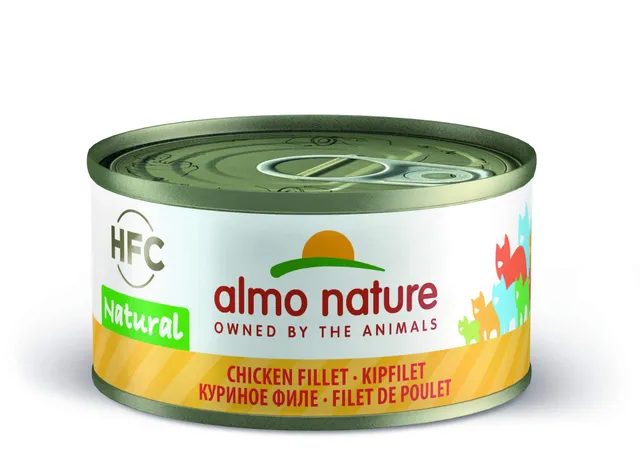 Almo Nature Nature Cat Hähnchenfilet Nassfutter 24x70g pur
