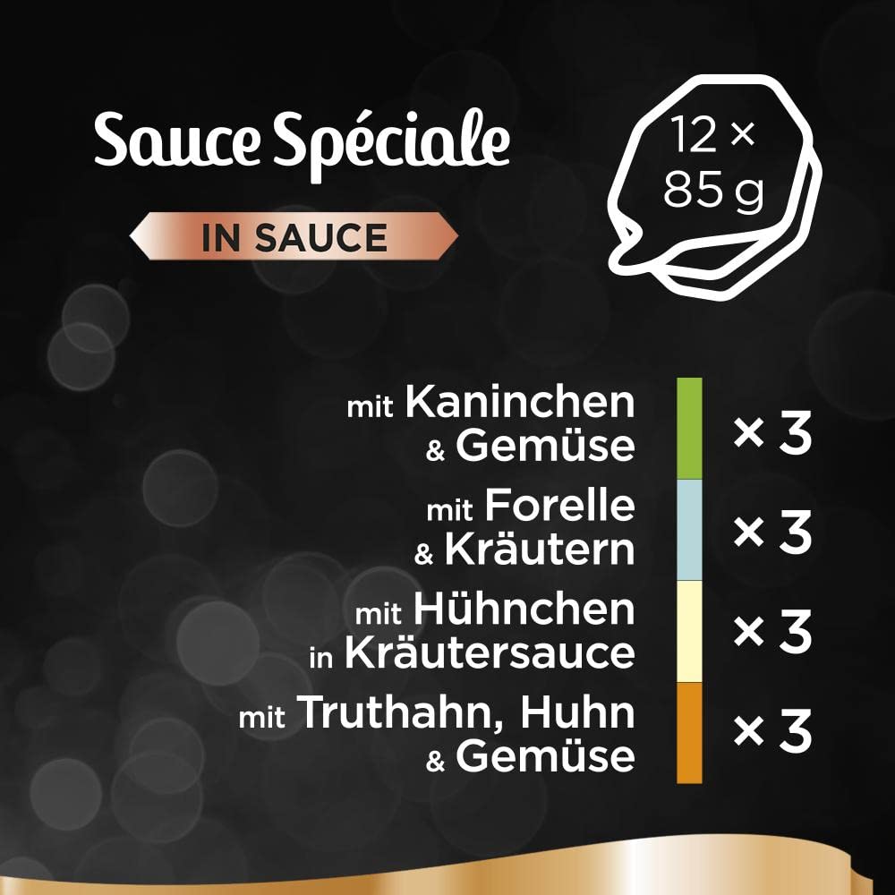 Sheba Sauce Spéciale Herzhafte Komposition Nassfutter 72x85g