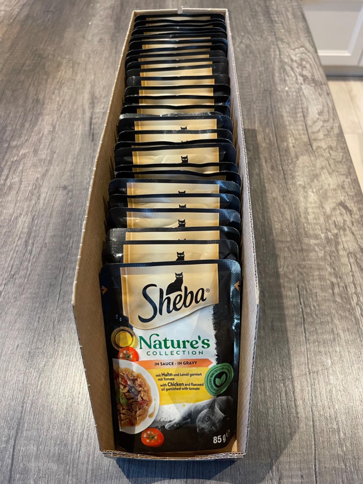 Sheba Nature's Collection Nassfutter Huhn 28x85g Sauce natürlich