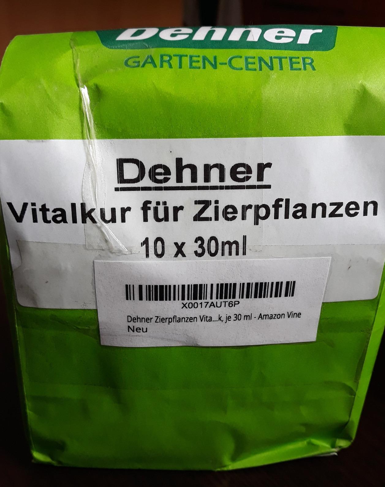 Dehner Zierpflanzen Vitalkur Flüssigdünger 10x30ml