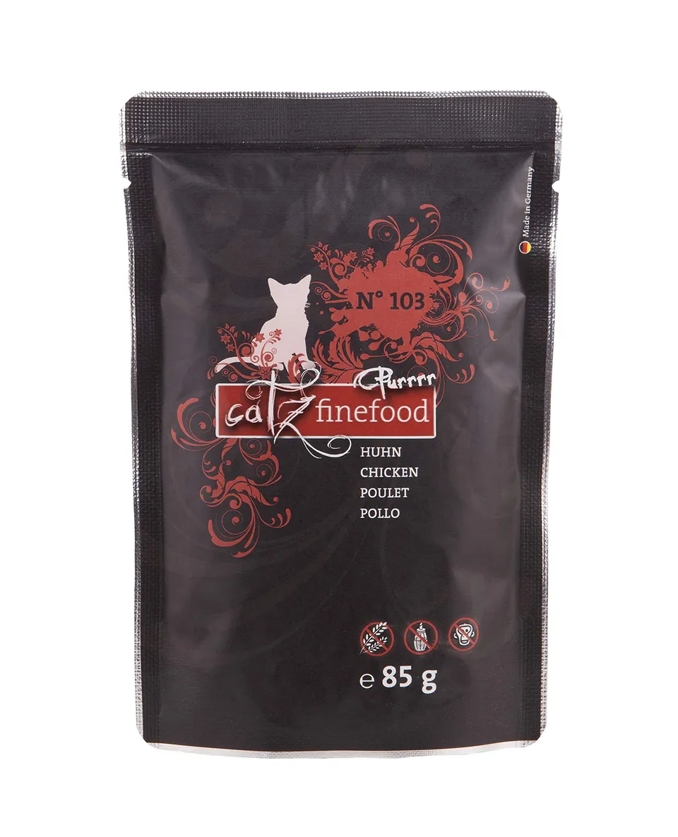 catz finefood Purrrr N°103 Nassfutter Huhn 85g getreidefrei