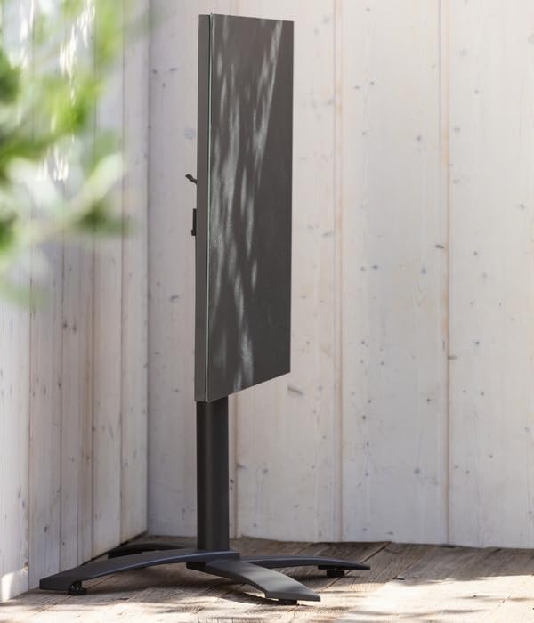 Dehner Riverside Klapptisch grau 69,5x75 cm Aluminium Keramik