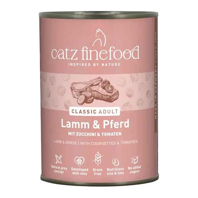 catz finefood N° 19 Lamm & Pferd Nassfutter 6 x 400 g