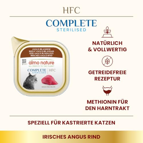 Almo Nature HFC Complete Sterilised Nassfutter Angus 85g