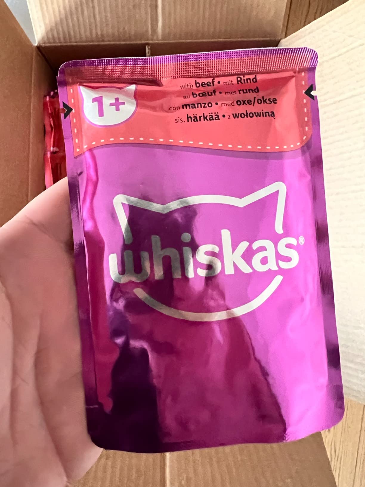 Whiskas Adult 1+ Gemischte Auswahl Nassfutter 84x85g Gelee