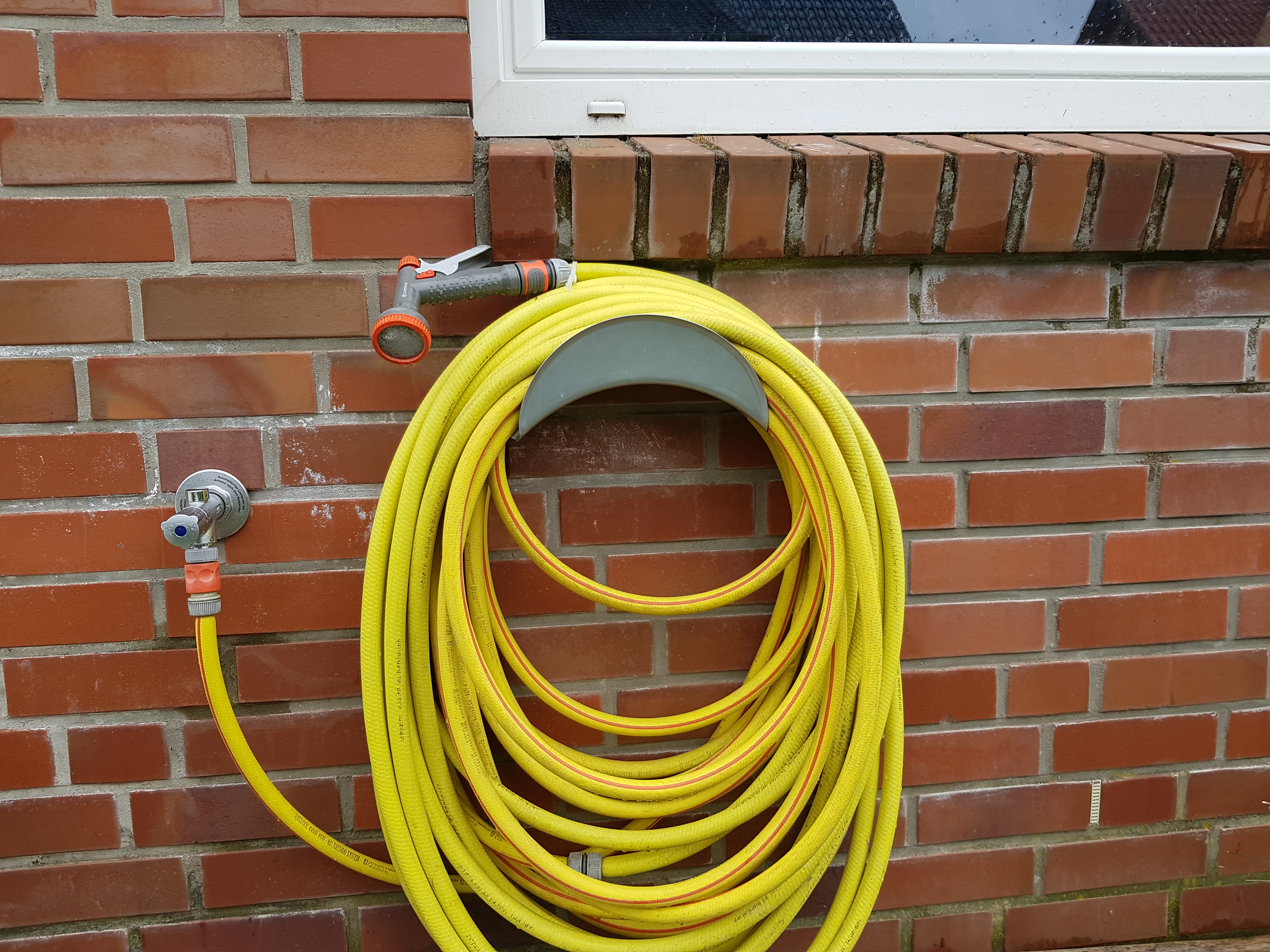 Dehner Premium Wandhalterung Gartenschlauch Metall