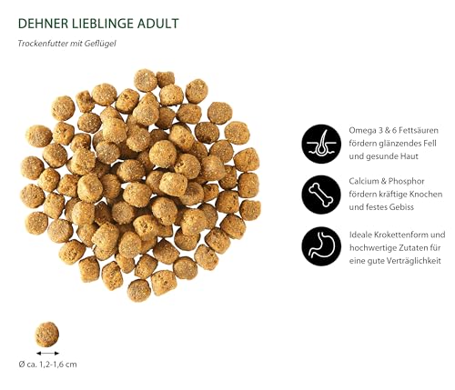 Dehner Knusper-Mix Adult Trockenfutter Geflügel 12 kg