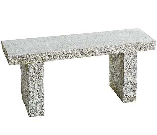 Dehner Fine Nature Gartenbank 2-Sitzer Granit 100 cm