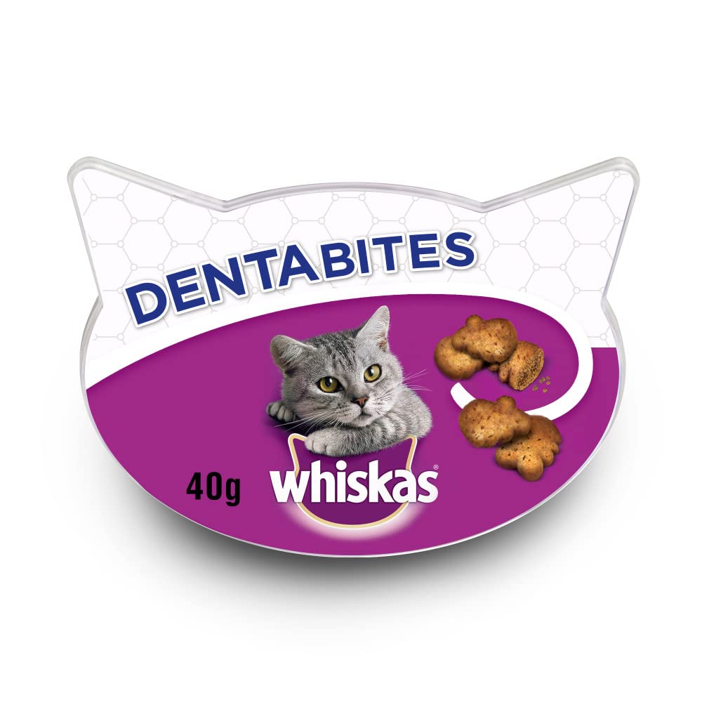 Whiskas Dentabites Katzensnack Huhn 8x40g Zahnpflege