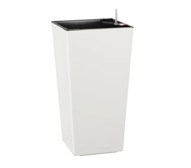 Dehner Elise Kunststofftopf weiß 47x25cm selbstbewässernd