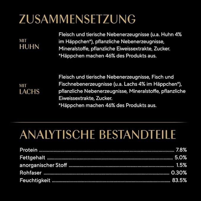 Sheba Fresh & Fine Nassfutter Sauce Lachs Huhn 30x50g