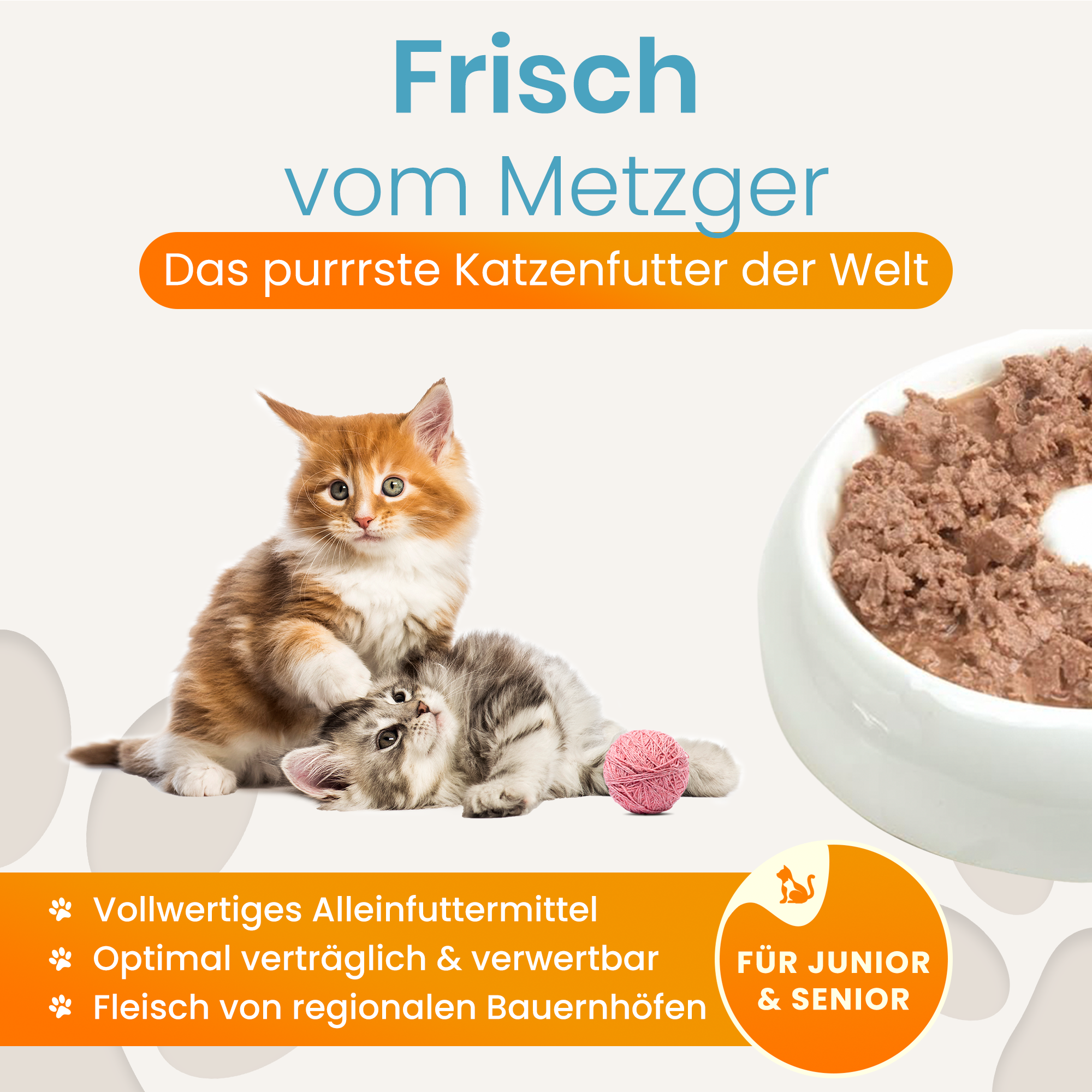 Lucky-Kitty Huhn Nassfutter 1x200g Monoprotein hypoallergen